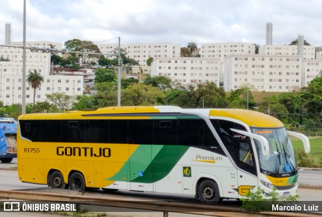 Empresa Gontijo de Transportes 19755 na cidade de Contagem, Minas Gerais, Brasil, por Marcelo Luiz. Número da foto: #12505525.