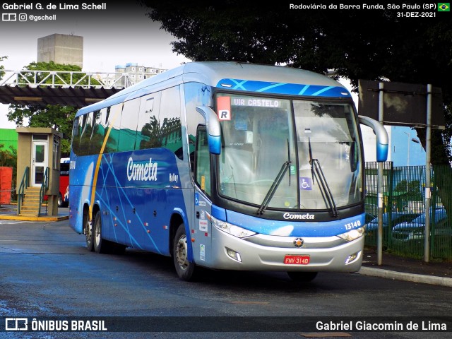 Viação Cometa 13140 na cidade de São Paulo, São Paulo, Brasil, por Gabriel Giacomin de Lima. Número da foto: #12506015.