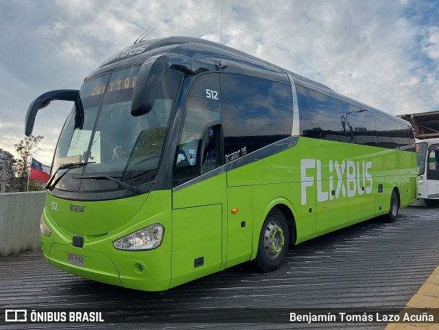 FlixBus 512 na cidade de Estación Central, Santiago, Metropolitana de Santiago, Chile, por Benjamín Tomás Lazo Acuña. Número da foto: #12506695.