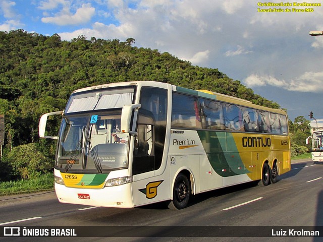 Empresa Gontijo de Transportes 12655 na cidade de Juiz de Fora, Minas Gerais, Brasil, por Luiz Krolman. Número da foto: #12505149.