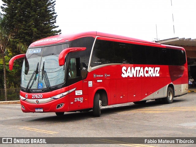 Viação Santa Cruz 27620 na cidade de Três Corações, Minas Gerais, Brasil, por Fábio Mateus Tibúrcio. Número da foto: #12504163.
