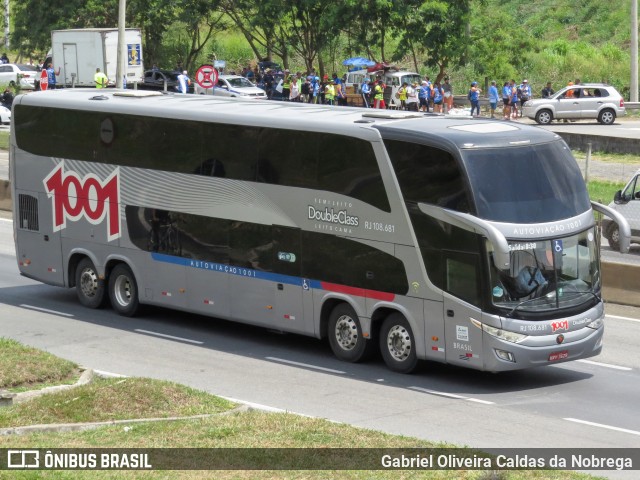 Auto Viação 1001 RJ 108.681 na cidade de Aparecida, São Paulo, Brasil, por Gabriel Oliveira Caldas da Nobrega. Número da foto: #12504063.