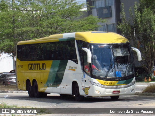 Empresa Gontijo de Transportes 21735 na cidade de Caruaru, Pernambuco, Brasil, por Lenilson da Silva Pessoa. Número da foto: #12505543.