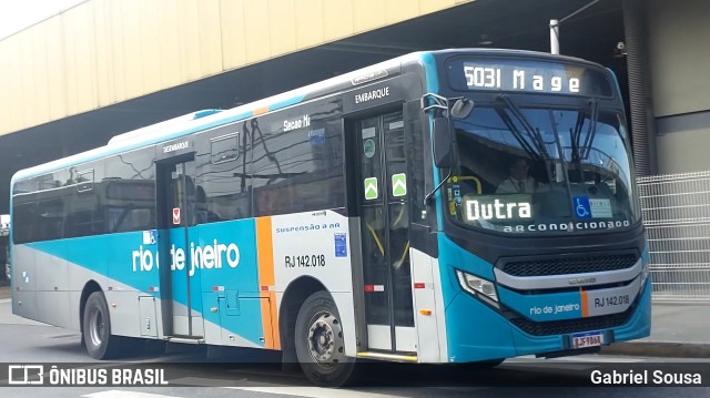 Expresso Rio de Janeiro RJ 142.018 na cidade de Nova Iguaçu, Rio de Janeiro, Brasil, por Gabriel Sousa. Número da foto: #12505841.