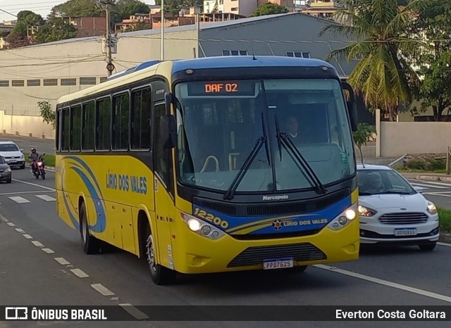 Viação Lírio dos Vales 12200 na cidade de Cariacica, Espírito Santo, Brasil, por Everton Costa Goltara. Número da foto: #12505394.
