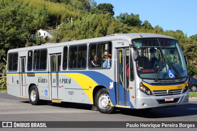 Viação Barra do Piraí Turismo 1137 na cidade de Barra do Piraí, Rio de Janeiro, Brasil, por Paulo Henrique Pereira Borges. Número da foto: #12506001.
