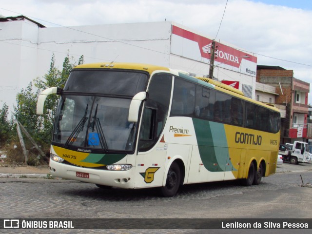 Empresa Gontijo de Transportes 14675 na cidade de Caruaru, Pernambuco, Brasil, por Lenilson da Silva Pessoa. Número da foto: #12505503.