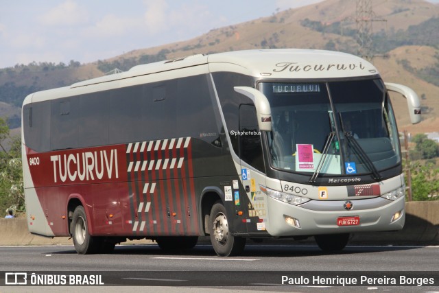Tucuruvi Transportes e Turismo 8400 na cidade de Roseira, São Paulo, Brasil, por Paulo Henrique Pereira Borges. Número da foto: #12506068.