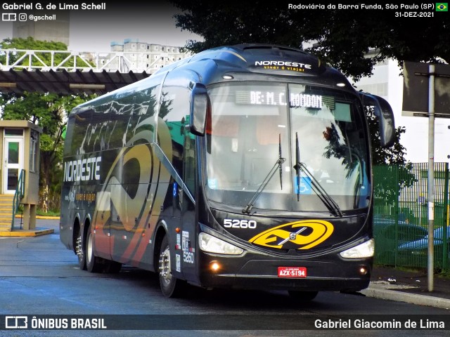 Expresso Nordeste 5260 na cidade de São Paulo, São Paulo, Brasil, por Gabriel Giacomin de Lima. Número da foto: #12505993.