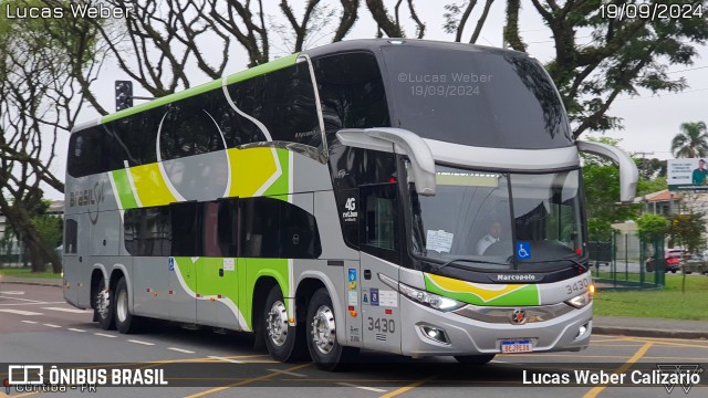 Brasil Sul Linhas Rodoviárias 3430 na cidade de Curitiba, Paraná, Brasil, por Lucas Weber Calizario. Número da foto: #12505220.