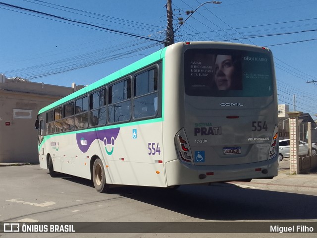 Viação Nossa Senhora Conquistadora 554 na cidade de Pelotas, Rio Grande do Sul, Brasil, por Miguel Filho. Número da foto: #12504488.