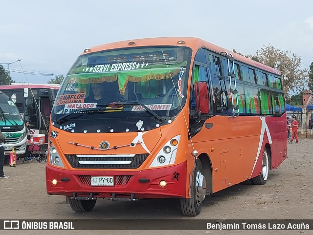 Nueva Servi Express 103 na cidade de La Pintana, Santiago, Metropolitana de Santiago, Chile, por Benjamín Tomás Lazo Acuña. Número da foto: #12506560.