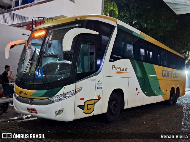 Empresa Gontijo de Transportes 18520 na cidade de Fortaleza, Ceará, Brasil, por Renan Vieira. Número da foto: #12505964.