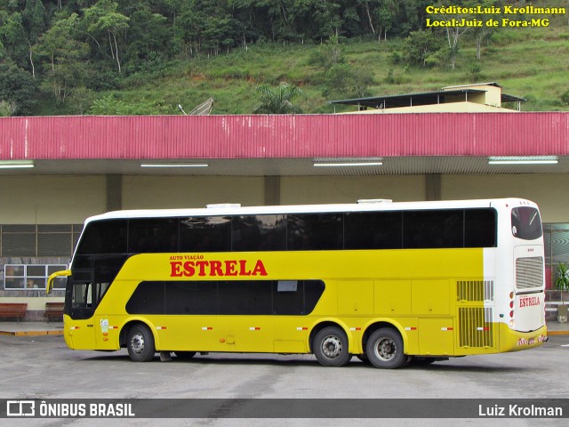 Auto Viação Estrela 2020 na cidade de Juiz de Fora, Minas Gerais, Brasil, por Luiz Krolman. Número da foto: #12505123.