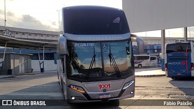 Auto Viação 1001 RJ 108.1207 na cidade de Rio de Janeiro, Rio de Janeiro, Brasil, por Fábio Paixão. Número da foto: #12504625.