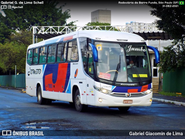 Jumbo Turismo 7003 na cidade de São Paulo, São Paulo, Brasil, por Gabriel Giacomin de Lima. Número da foto: #12506002.