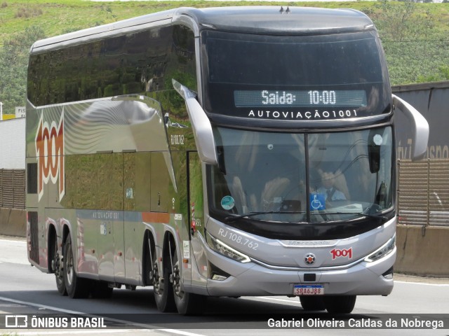 Auto Viação 1001 RJ 108.762 na cidade de Aparecida, São Paulo, Brasil, por Gabriel Oliveira Caldas da Nobrega. Número da foto: #12505891.
