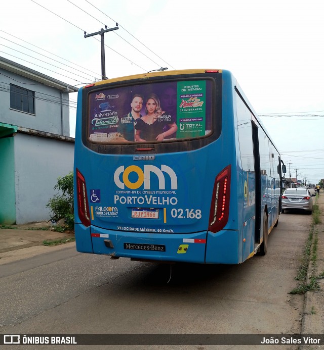 JTP Transportes - COM Porto Velho 02.168 na cidade de Porto Velho, Rondônia, Brasil, por João Sales Vitor. Número da foto: #12504774.
