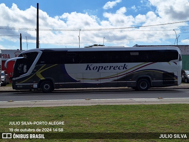 Kopereck Turismo 1030 na cidade de Porto Alegre, Rio Grande do Sul, Brasil, por JULIO SILVA. Número da foto: #12506770.