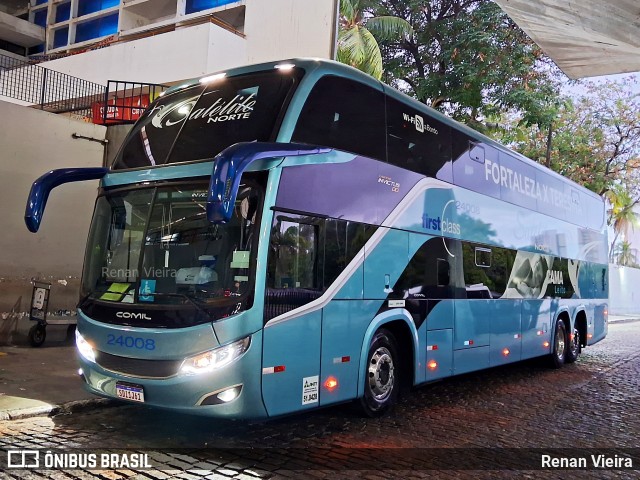 Expresso Satélite Norte 24008 na cidade de Fortaleza, Ceará, Brasil, por Renan Vieira. Número da foto: #12508099.