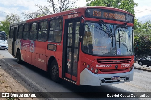 Eldorado Transportes 77051 na cidade de Belo Horizonte, Minas Gerais, Brasil, por Gabriel Costa Guimarães. Número da foto: #12508721.