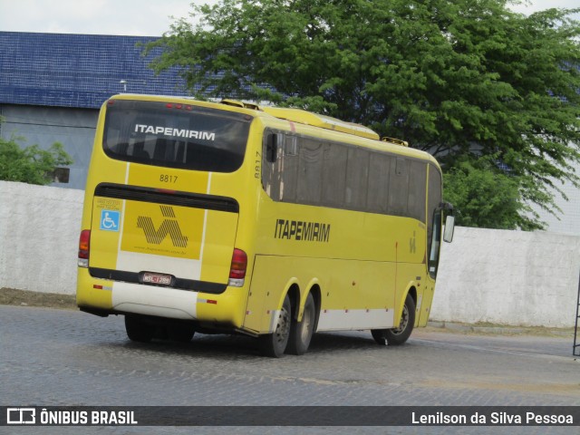 Viação Itapemirim 8817 na cidade de Caruaru, Pernambuco, Brasil, por Lenilson da Silva Pessoa. Número da foto: #12508021.