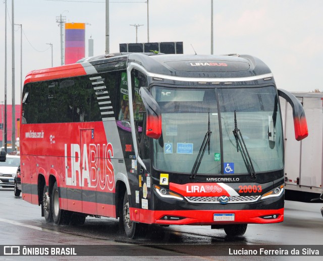 Lirabus 20003 na cidade de São Paulo, São Paulo, Brasil, por Luciano Ferreira da Silva. Número da foto: #12508837.