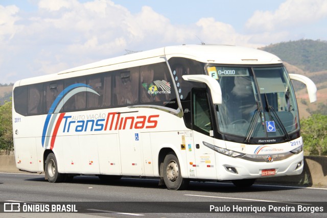Auto Viação TransMinas 2011 na cidade de Roseira, São Paulo, Brasil, por Paulo Henrique Pereira Borges. Número da foto: #12508594.
