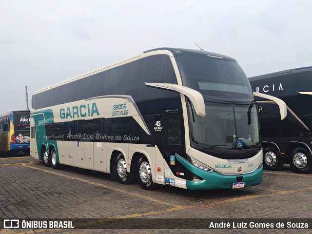 Viação Garcia 88059 na cidade de Londrina, Paraná, Brasil, por André Luiz Gomes de Souza. Número da foto: #12508999.