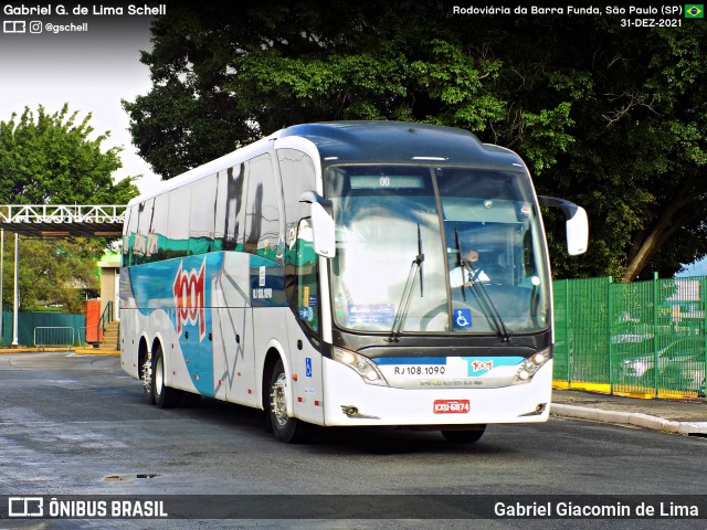 Auto Viação 1001 RJ 108.1090 na cidade de São Paulo, São Paulo, Brasil, por Gabriel Giacomin de Lima. Número da foto: #12508495.
