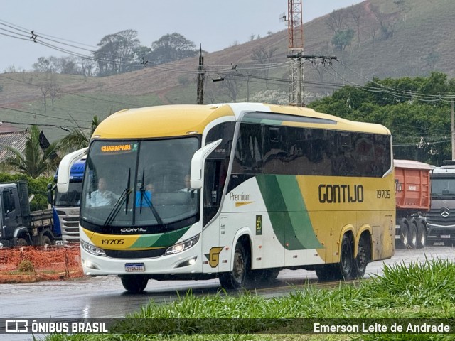 Empresa Gontijo de Transportes 19705 na cidade de Manhuaçu, Minas Gerais, Brasil, por Emerson Leite de Andrade. Número da foto: #12506890.