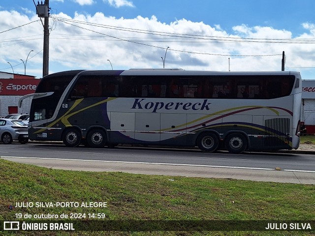 Kopereck Turismo 740 na cidade de Porto Alegre, Rio Grande do Sul, Brasil, por JULIO SILVA. Número da foto: #12506773.