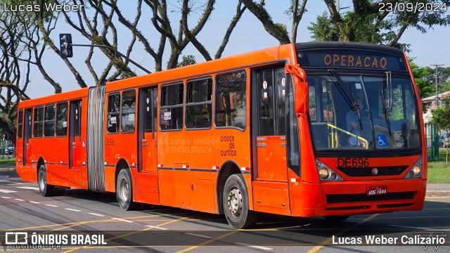 Cristo Rei > CCD Transporte Coletivo > SPE Via Mobilidade S/A DE696 na cidade de Curitiba, Paraná, Brasil, por Lucas Weber Calizario. Número da foto: #12507269.