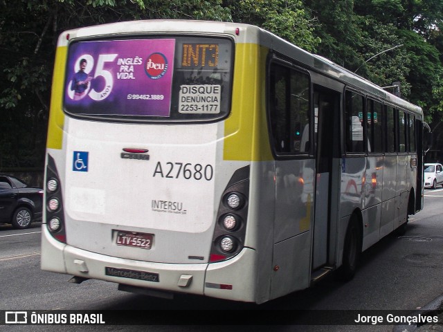 Transportes Vila Isabel A27680 na cidade de Rio de Janeiro, Rio de Janeiro, Brasil, por Jorge Gonçalves. Número da foto: #12507276.