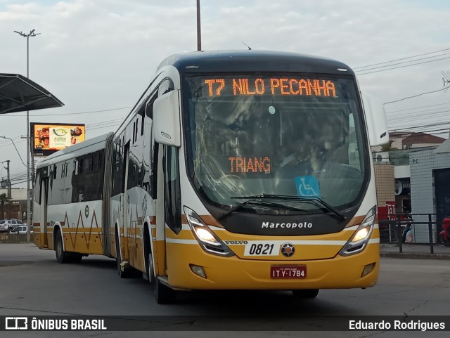 Companhia Carris Porto-Alegrense 0821 na cidade de Porto Alegre, Rio Grande do Sul, Brasil, por Eduardo Rodrigues. Número da foto: #12507357.