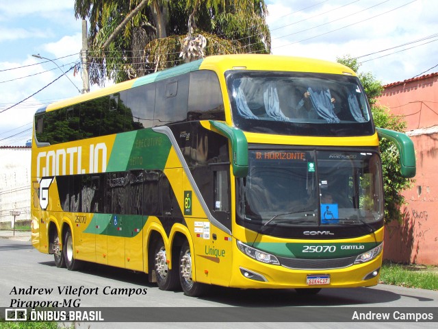 Empresa Gontijo de Transportes 25070 na cidade de Pirapora, Minas Gerais, Brasil, por Andrew Campos. Número da foto: #12508438.