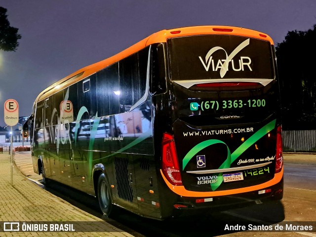 Viatur Transporte e Turismo 14224 na cidade de Curitiba, Paraná, Brasil, por Andre Santos de Moraes. Número da foto: #12508735.