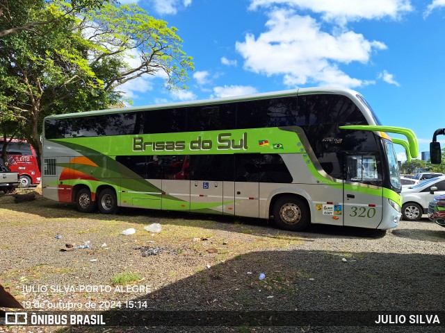 Transbrisul - Transportes Brisas do Sul 320 na cidade de Porto Alegre, Rio Grande do Sul, Brasil, por JULIO SILVA. Número da foto: #12506807.