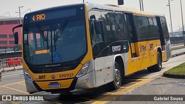 Mobi Rio E901137 na cidade de Rio de Janeiro, Rio de Janeiro, Brasil, por Gabriel Sousa. Número da foto: #12508739.