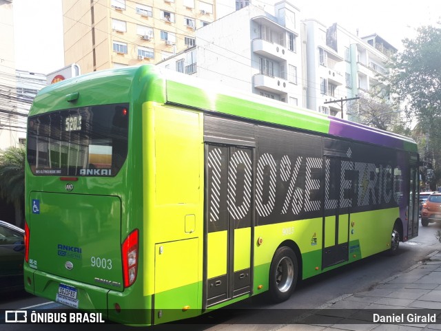 Nortran Transportes Coletivos 9003 na cidade de Porto Alegre, Rio Grande do Sul, Brasil, por Daniel Girald. Número da foto: #12507389.