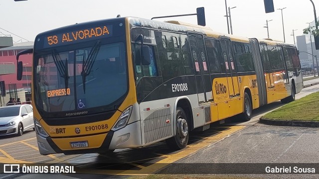 Mobi Rio E901088 na cidade de Rio de Janeiro, Rio de Janeiro, Brasil, por Gabriel Sousa. Número da foto: #12508736.