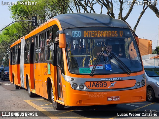 Expresso Azul JA699 na cidade de Curitiba, Paraná, Brasil, por Lucas Weber Calizario. Número da foto: #12508762.