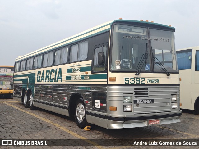 Viação Garcia 5392 na cidade de Londrina, Paraná, Brasil, por André Luiz Gomes de Souza. Número da foto: #12509032.