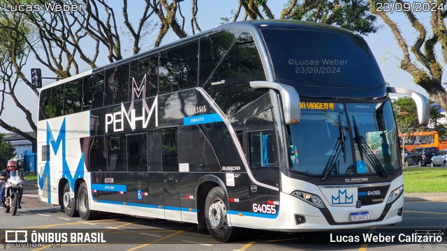 Empresa de Ônibus Nossa Senhora da Penha 64055 na cidade de Curitiba, Paraná, Brasil, por Lucas Weber Calizario. Número da foto: #12507265.