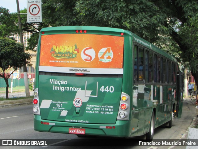 Viação Imigrantes 440 na cidade de São Paulo, São Paulo, Brasil, por Francisco Mauricio Freire. Número da foto: #12508413.