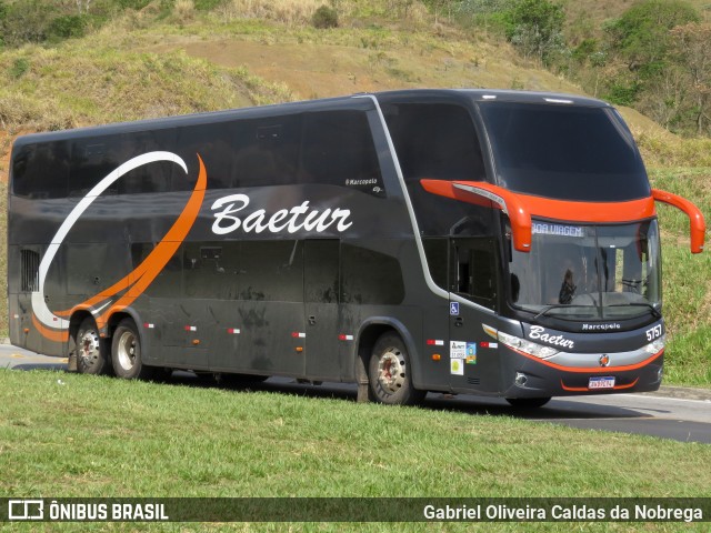 Baetur Transportes e Turismo 5757 na cidade de Aparecida, São Paulo, Brasil, por Gabriel Oliveira Caldas da Nobrega. Número da foto: #12508375.