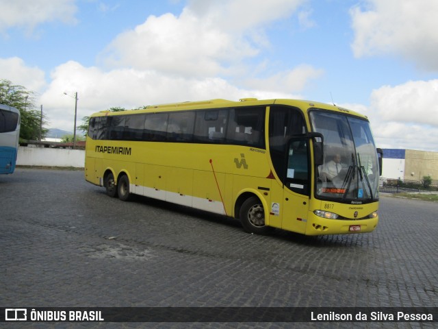 Viação Itapemirim 8817 na cidade de Caruaru, Pernambuco, Brasil, por Lenilson da Silva Pessoa. Número da foto: #12510100.