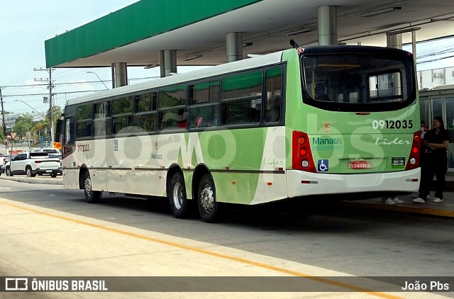 Auto Ônibus Líder 0912035 na cidade de Manaus, Amazonas, Brasil, por João Pbs. Número da foto: #12509317.