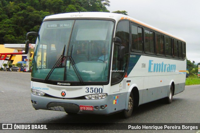 Emtram 3500 na cidade de Barra do Piraí, Rio de Janeiro, Brasil, por Paulo Henrique Pereira Borges. Número da foto: #12510273.