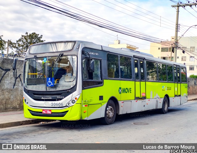 BH Leste Transportes > Nova Vista Transportes > TopBus Transportes 20606 na cidade de Belo Horizonte, Minas Gerais, Brasil, por Lucas de Barros Moura. Número da foto: #12509465.